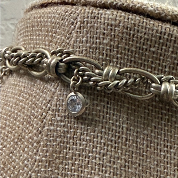 Juicy Couture Silver-Tone Heart Charm Necklace with Crown Detail vintage - Picture 4 of 5